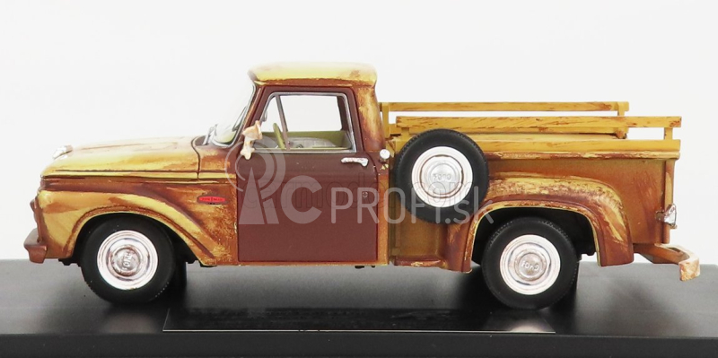 Goldvarg Ford usa F-100 Pick-up 1965 1:43 Hrdzavý