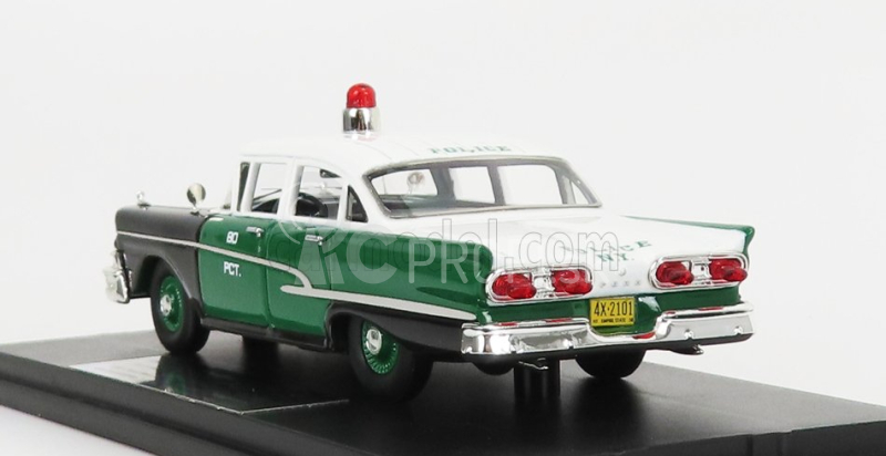 Goldvarg Ford usa Ford Custom 300 New York City Police Department 1958 1:43 Bielo-zeleno-čierna