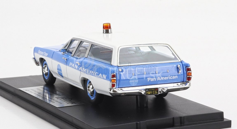 Goldvarg Ford usa Galaxie Sw Station Wagon Pan America Airways 1970 1:43 Biela svetlomodrá