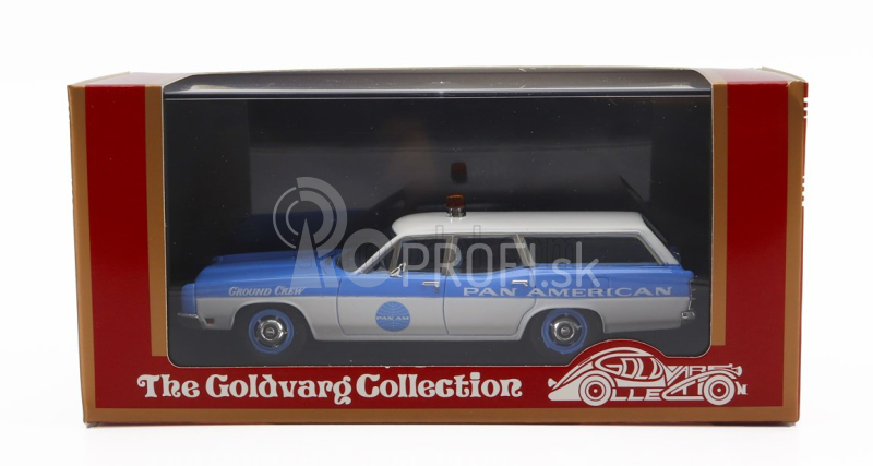 Goldvarg Ford usa Galaxie Sw Station Wagon Pan America Airways 1970 1:43 Biela svetlomodrá