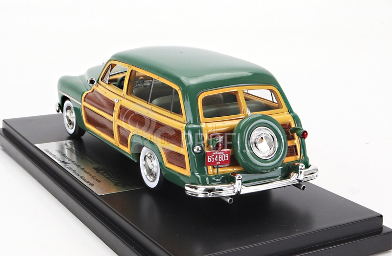 Goldvarg Mercury Woodie Sw Station Wagon 1949 1:43 Meadow Green Forest