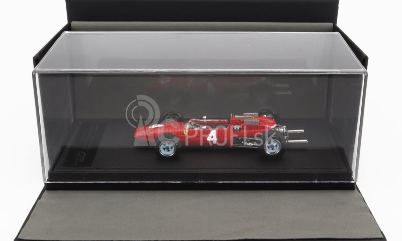 Gp-replika Ferrari F1 158 Scuderia Ferrari N 4 3. Monza Italy Gp 1964 Lorenzo Bandini 1:43 Červená