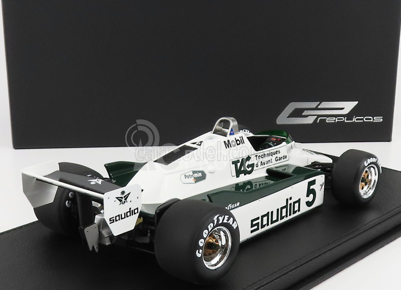 Gp-replika Williams F1 Fw08 N 5 7th Swiss Gp 1982 Derek Daly 1:18 Bielozelená