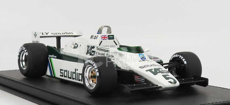 Gp-replika Williams F1 Fw08 N 5 7th Swiss Gp 1982 Derek Daly 1:18 Bielozelená