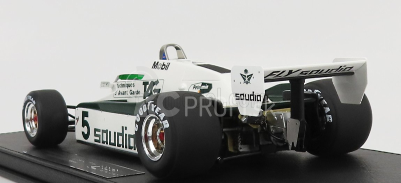 Gp-replika Williams F1 Fw08 N 5 7th Swiss Gp 1982 Derek Daly 1:18 Bielozelená