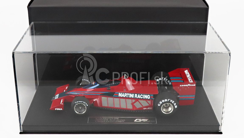 Gp-repliky Brabham F1 Bt46 Alfa Romeo Prototype Martini Racing N 0 1977 - Con Vetrina - S vitrínou 1:18 Červená