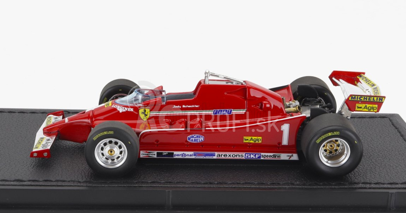 Gp-repliky Ferrari F1 126c N 1 Sezóna 1980 Jody Scheckter 1:43 Červená