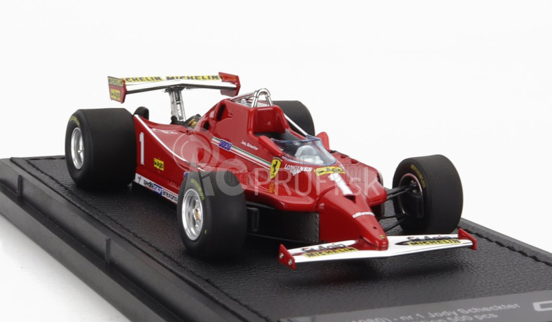 Gp-repliky Ferrari F1 126c N 1 Sezóna 1980 Jody Scheckter 1:43 Červená