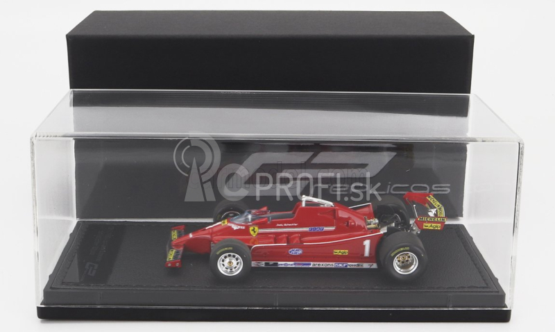 Gp-repliky Ferrari F1 126c N 1 Sezóna 1980 Jody Scheckter 1:43 Červená