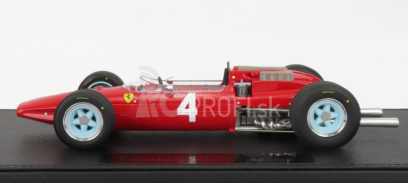 Gp-repliky Ferrari F1 158 Scuderia Ferrari N 4 Sezóna 1964 Lorenzo Bandini - Con Vetrina - S vitrínou 1:18 červená