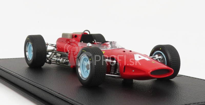 Gp-repliky Ferrari F1 158 Scuderia Ferrari N 4 Sezóna 1964 Lorenzo Bandini - Con Vetrina - S vitrínou 1:18 červená