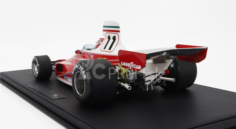 Gp-repliky Ferrari F1 312t Team Ferrari Sefac N 11 Winner Italy Monza Gp (s figúrkou pilota) 1975 Clay Regazzoni 1:12 Červená biela