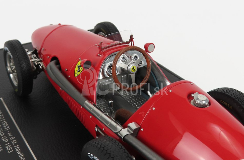 Gp-repliky Ferrari F1 500 F2 Scuderia Ferrari N 8 3rd British Gp 1953 Mike Hawthorn 1:18 Červená