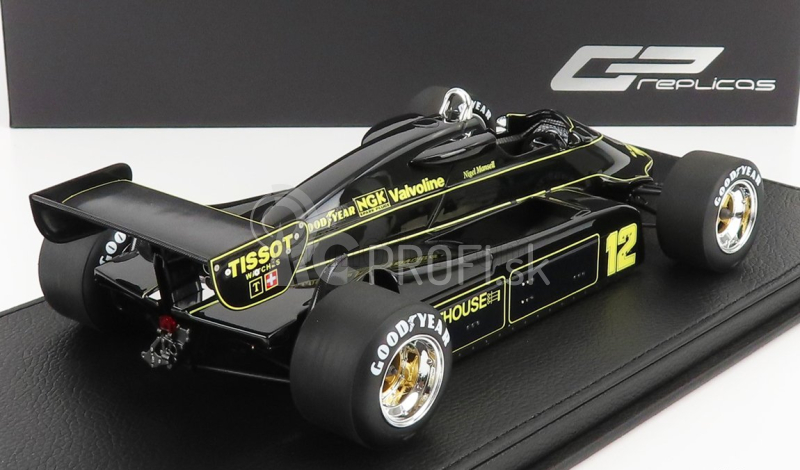 Gp-repliky Lotus F1 91 N 12 Sezóna 1982 N.mansell - Con Vetrina - S vitrínou 1:18 čierna