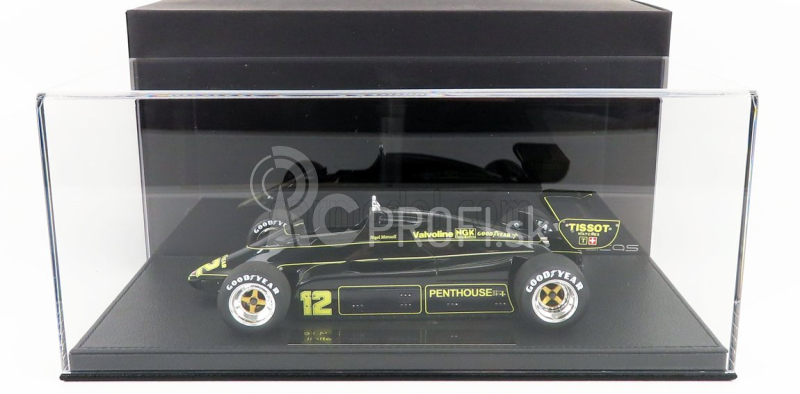 Gp-repliky Lotus F1 91 N 12 Sezóna 1982 N.mansell - Con Vetrina - S vitrínou 1:18 čierna