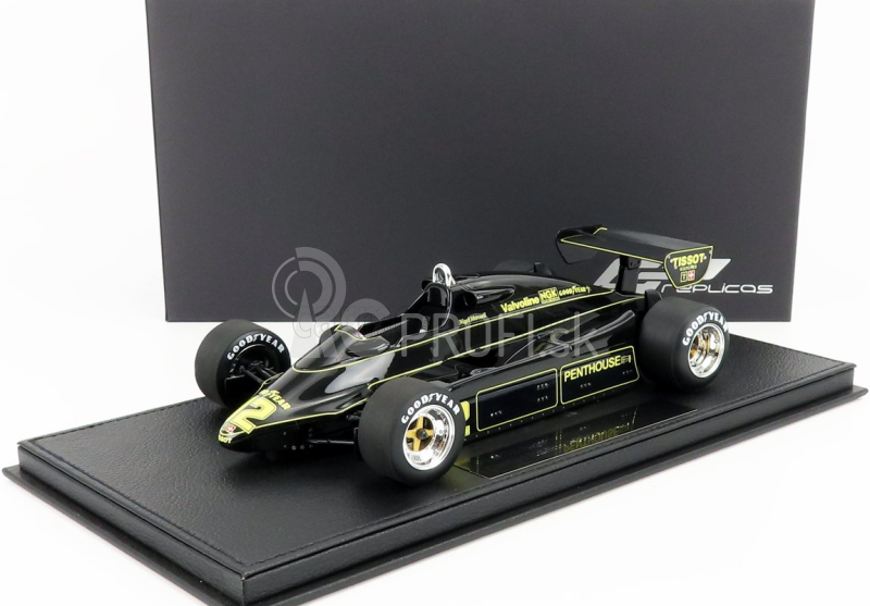 Gp-repliky Lotus F1 91 N 12 Sezóna 1982 N.mansell - Con Vetrina - S vitrínou 1:18 čierna