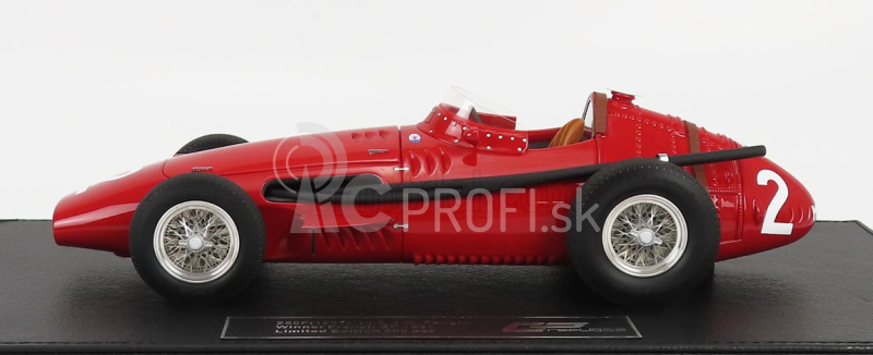 Gp-repliky Maserati F1 250f N 2 Winner French Gp Juan Manuel Fangio 1957 World Champion - Con Vetrina - With Showcase 1:18 Red