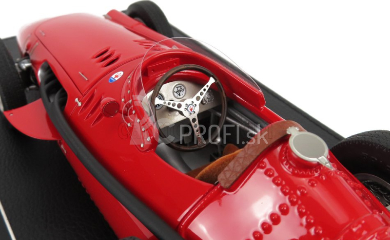 Gp-repliky Maserati F1 250f N 2 Winner French Gp Juan Manuel Fangio 1957 World Champion - Con Vetrina - With Showcase 1:18 Red