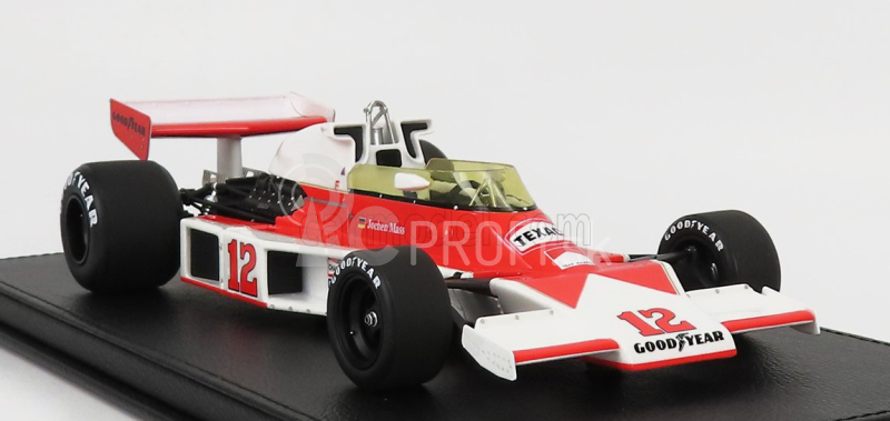 Gp-repliky Mclaren F1 M23 Ford Cosworth Marlboro Mclaren Team N 12 Sezóna 1976 Jochen Mass - Con Vetrina - S vitrínou 1:18 červená biela