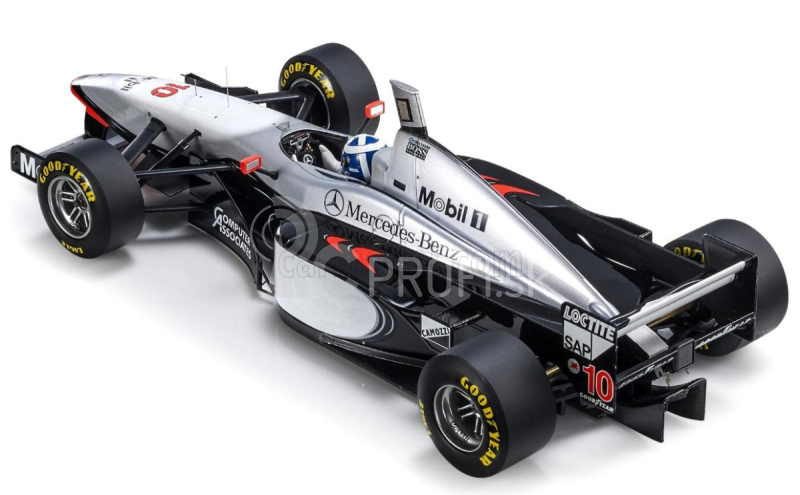 Gp-repliky Mclaren F1 Mp4/12 Mercedes N 10 Winner Australian Gp (s figúrkou jazdca) 1997 David Coulthard 1:18 Silver Black