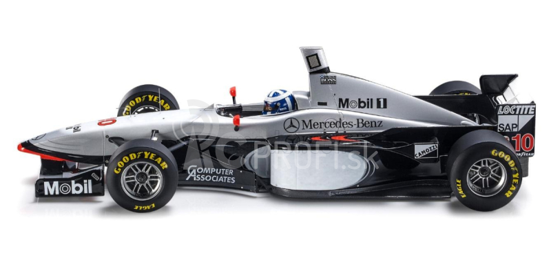 Gp-repliky Mclaren F1 Mp4/12 Mercedes N 10 Winner Australian Gp (s figúrkou jazdca) 1997 David Coulthard 1:18 Silver Black