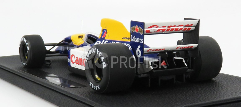 Gp-repliky Williams F1 Fw14b N 6 Sezóna 1992 Riccardo Patrese 1:18 Modrá Žltá Biela