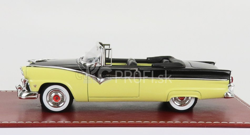 Great-iconic-models Ford usa Fairlane Sunliner Cabriolet 1955 1:43 Goldenrod Black