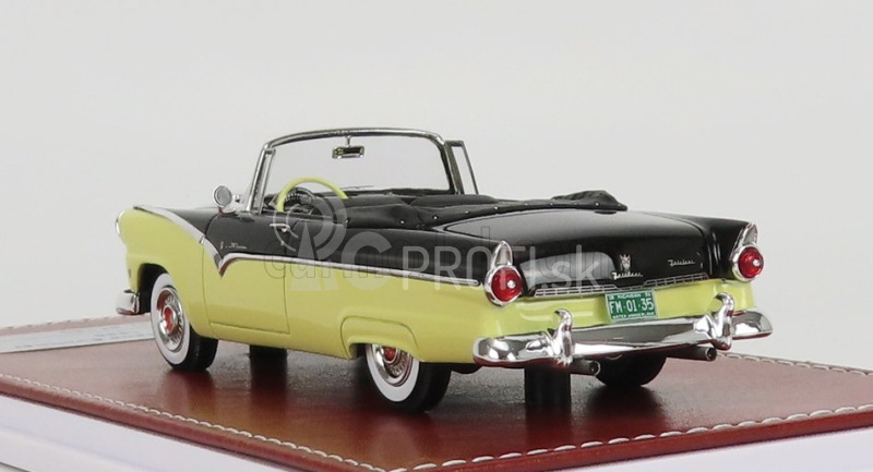 Great-iconic-models Ford usa Fairlane Sunliner Cabriolet 1955 1:43 Goldenrod Black