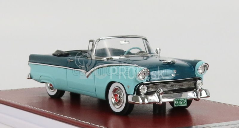 Great-iconic-models Ford usa Fairlane Sunliner Cabriolet 1955 1:43 Zelený polyetylén - Sea Opar Green