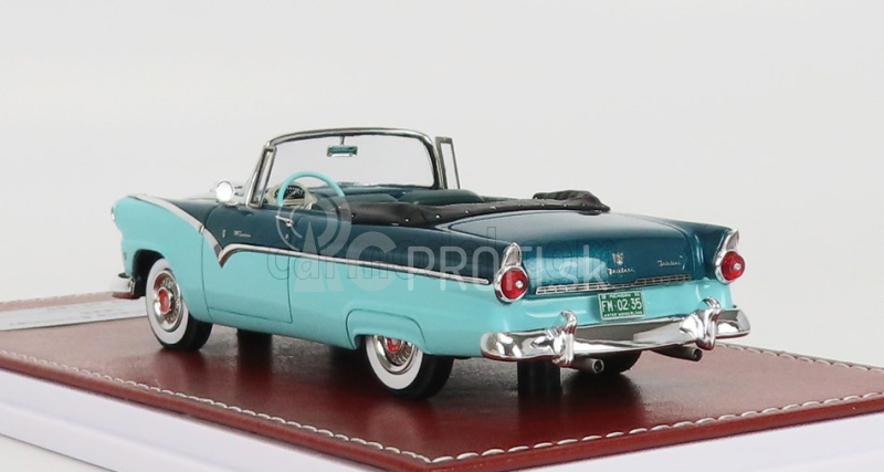 Great-iconic-models Ford usa Fairlane Sunliner Cabriolet 1955 1:43 Zelený polyetylén - Sea Opar Green