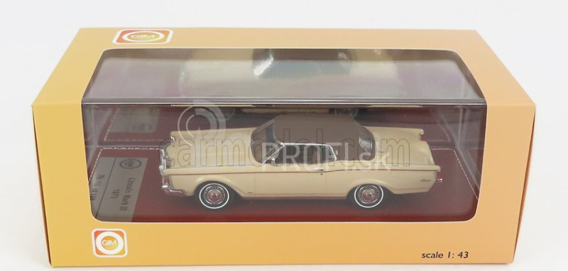 Great-iconic-models Lincoln Continental Mark Iii 1971 1:43 Béžová