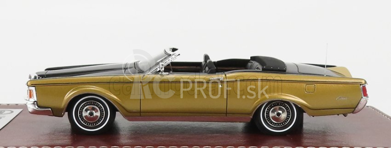 Great-iconic-models Lincoln Continental Mark Iii Cabrio 1971 1:43 Čierna zlatá