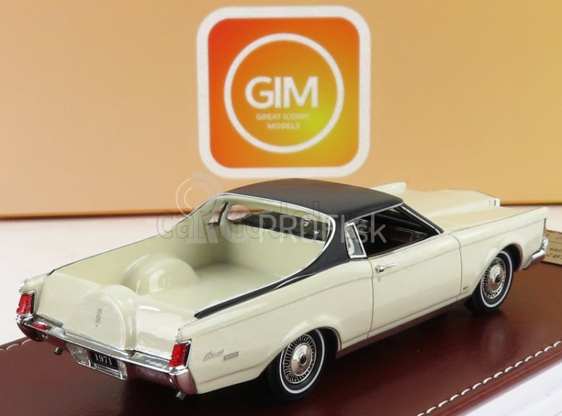 Great-iconic-models Lincoln Continental Mark Iii Farm And Ranch 1971 1:43 Biela