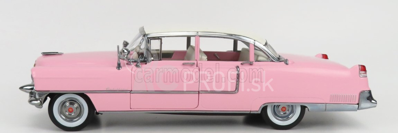 Greenlight Cadillac Fleetwood Series 60 1955 1:18 Ružová biela