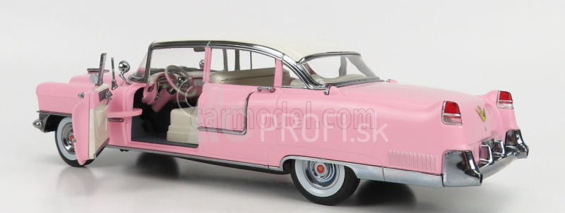 Greenlight Cadillac Fleetwood Series 60 1955 1:18 Ružová biela