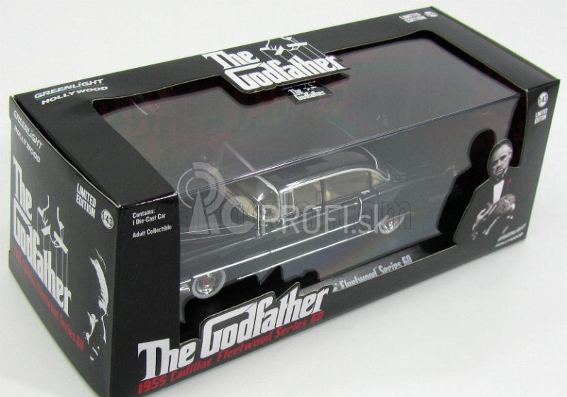 Greenlight Cadillac Fleetwood Series 60 Special 1955 - Il Padrino - Krstný otec 1972 1:43 Black