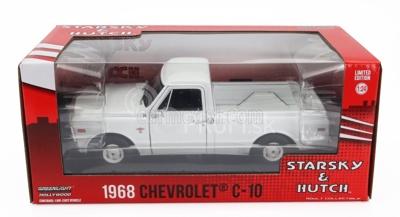 Greenlight Chevrolet C-10 Pick-up 1968 - Starsky a Hutch 1:24 biely