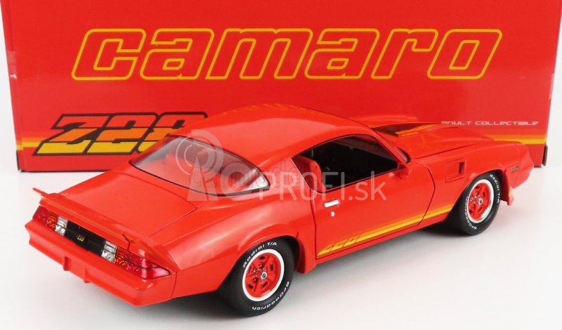 Greenlight Chevrolet Camaro Z/28 Turbo Z Coupe 1981 1:18 oranžová