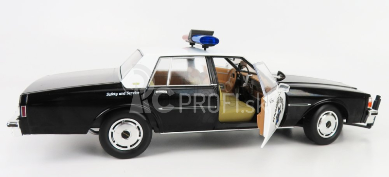 Greenlight Chevrolet Caprice Police California Highway Patrol 1989 1:18 čierna biela