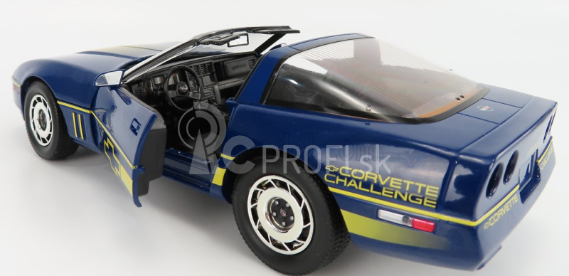 Greenlight Chevrolet Corvette C4 1988 1:18 modrá žltá