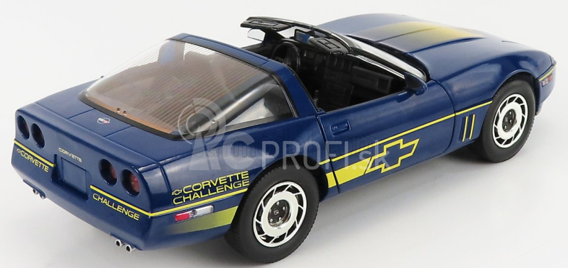 Greenlight Chevrolet Corvette C4 1988 1:18 modrá žltá