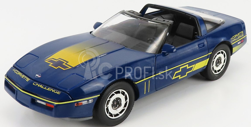 Greenlight Chevrolet Corvette C4 1988 1:18 modrá žltá