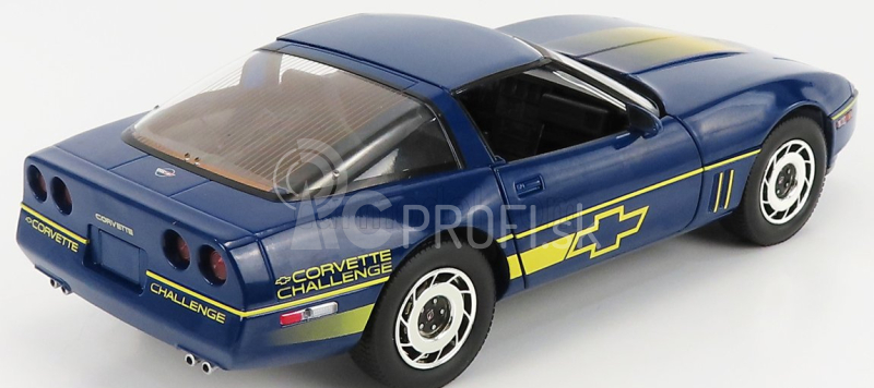 Greenlight Chevrolet Corvette C4 1988 1:18 modrá žltá