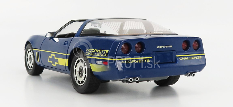 Greenlight Chevrolet Corvette C4 1988 1:18 modrá žltá