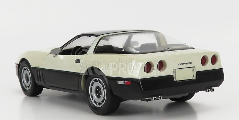 Greenlight Chevrolet Corvette C4 Coupe 1986 - Pamätná edícia Malcom Konner 1:18 Béžová čierna