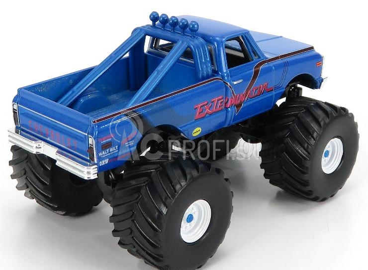 Greenlight Chevrolet K-10 Bigfoot Monster Truck Exterminator 1972 1:43 Blue Met