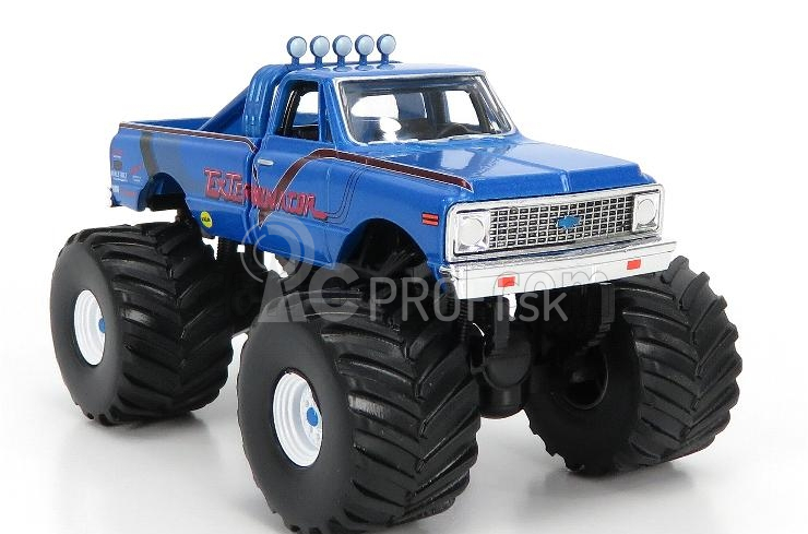 Greenlight Chevrolet K-10 Bigfoot Monster Truck Exterminator 1972 1:43 Blue Met