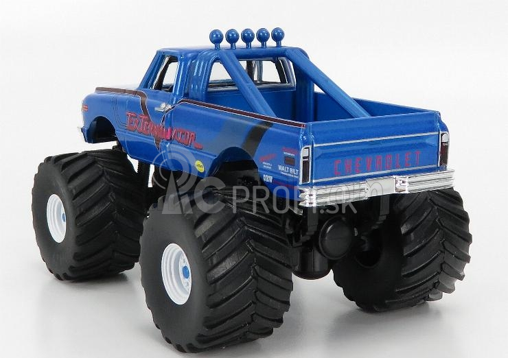 Greenlight Chevrolet K-10 Bigfoot Monster Truck Exterminator 1972 1:43 Blue Met