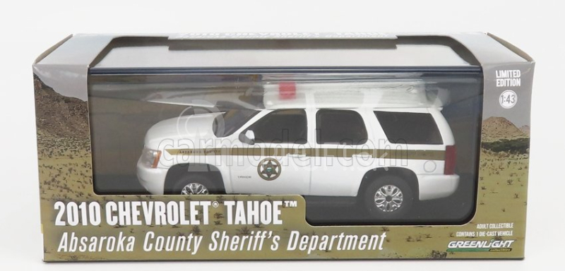 Greenlight Chevrolet Tahoe Absaroka County Sheriff Department 2010 1:43 Biela