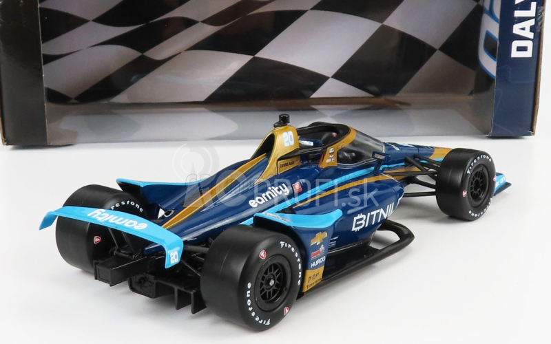 Greenlight Chevrolet Team Ed Carpenter Racing N 20 Indianapolis Indy 500 Series 2022 Conor Daly 1:18 2 Tones Blue and Gold